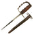 Original U.S. WWI M1917 Knuckle Duster Trench Knife with Original Scabbard Original Items