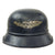 Original German WWII M38 Luftschutz Beaded Gladiator Air Defense Helmet with 57cm Liner - dated 1938 Original Items