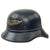 Original German WWII M38 Luftschutz Beaded Gladiator Air Defense Helmet with 57cm Liner - dated 1938 Original Items