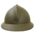 Original French WWII M1926 Adrian Helmet with Liner and Chinstrap - Olive Green Original Items