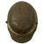 Original German WWI M16 Stahlhelm Helmet with Panel Camouflage Paint & Full M17 Liner with Detached Chinstrap - Marked BF64 Original Items