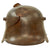 Original Imperial German WWI M1916 Shrapnel-Damaged Stahlhelm Helmet Sent Home by U.S. Soldier with Stamps & Label - Stamped ET 64 Original Items