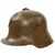 Original Imperial German WWI M1916 Shrapnel-Damaged Stahlhelm Helmet Sent Home by U.S. Soldier with Stamps & Label - Stamped ET 64 Original Items