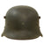 Original Austrian WWI Era Rural Gendarmerie M17 Steel Helmet with Police Flaming Bomb Device - Full Liner & Chinstrap Original Items