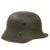 Original Austrian WWI Era Rural Gendarmerie M17 Steel Helmet with Police Flaming Bomb Device - Full Liner & Chinstrap Original Items