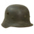 Original Austrian WWI Era Rural Gendarmerie M17 Steel Helmet with Police Flaming Bomb Device - Full Liner & Chinstrap Original Items