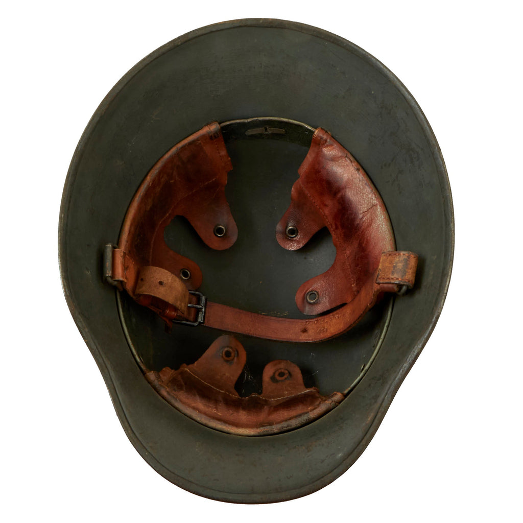 Original Austrian WWI Era Rural Gendarmerie M17 Steel Helmet with Poli ...