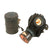 Original Imperial German WWI M1917 Ledermaske Gas Mask with WWII 1938-Dated German Filter & Canister with Spare Lenses Original Items