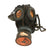 Original Imperial German WWI M1917 Ledermaske Gas Mask with WWII 1938-Dated German Filter & Canister with Spare Lenses Original Items