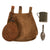Original Imperial German WWI Named Model 1887/14 Bread Bag with Canteen & Cup - Dated 1916 Original Items