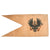 Original Imperial German WWI Prussian Pole Swallowtail Guidon with Painted Insignia - 14 x 29” Original Items