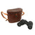 Original U.S. WWII M3 6x30 Binoculars with M17 Leather Case & Strap - Dated 1943 Original Items
