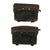 Original Imperial German Pre-WWI Pair of Gewehr 1888 Commission Rifle Ammunition Pouches with Unit Markings - Dated 1898 & 1906 Original Items