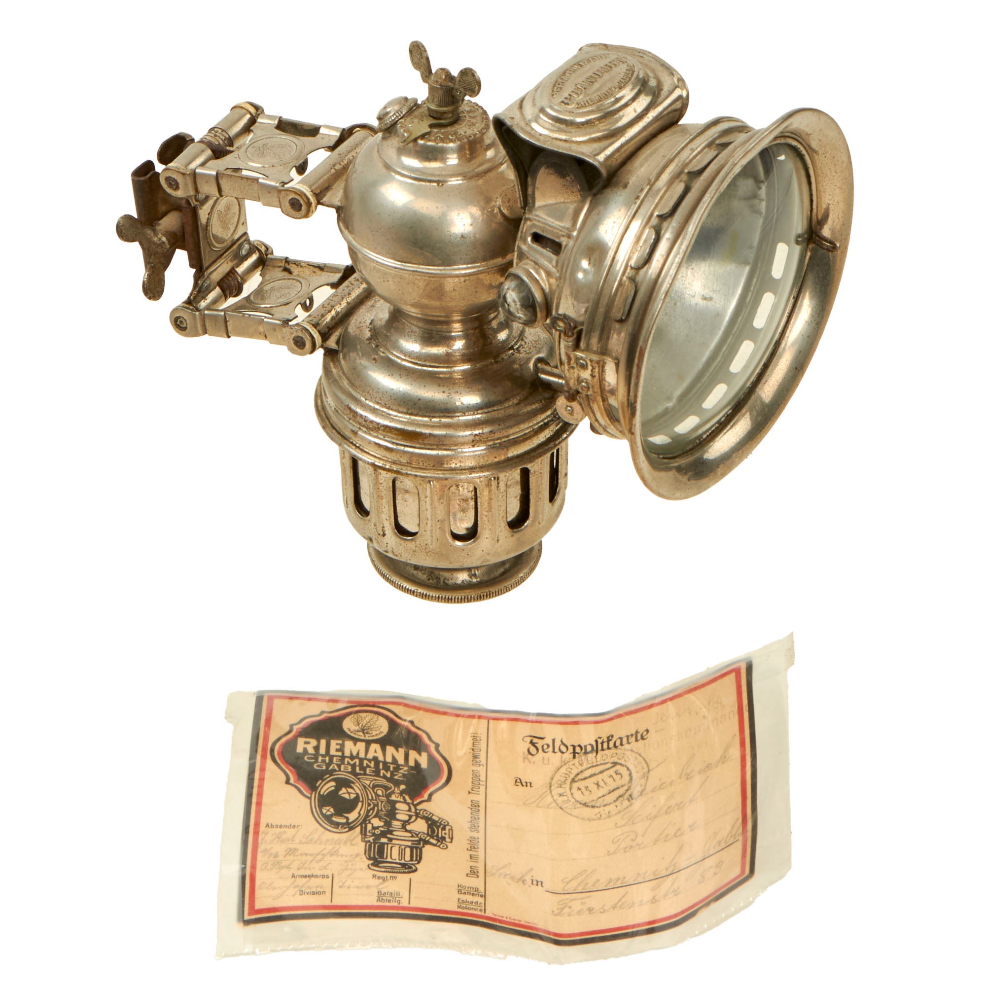 CARBIDE LAMP, Phämomen, Herm. Riemann, 20th century CARBIDE LAMP, Phämomen, Herm. Riemann, 20th century