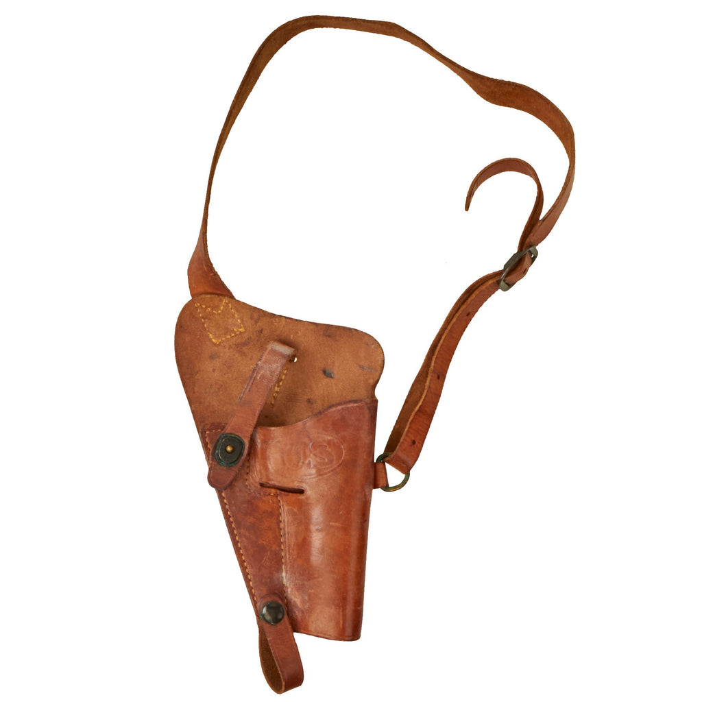 Original U.S. WWII M3 Colt 1911 .45 Tanker Shoulder Holster by Boyt Original Items