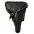 Original German WWII P.08 Luger Pistol Black Leather Hardshell Holster by G. Passier & Sohn of Hannover - Dated 1940 Original Items