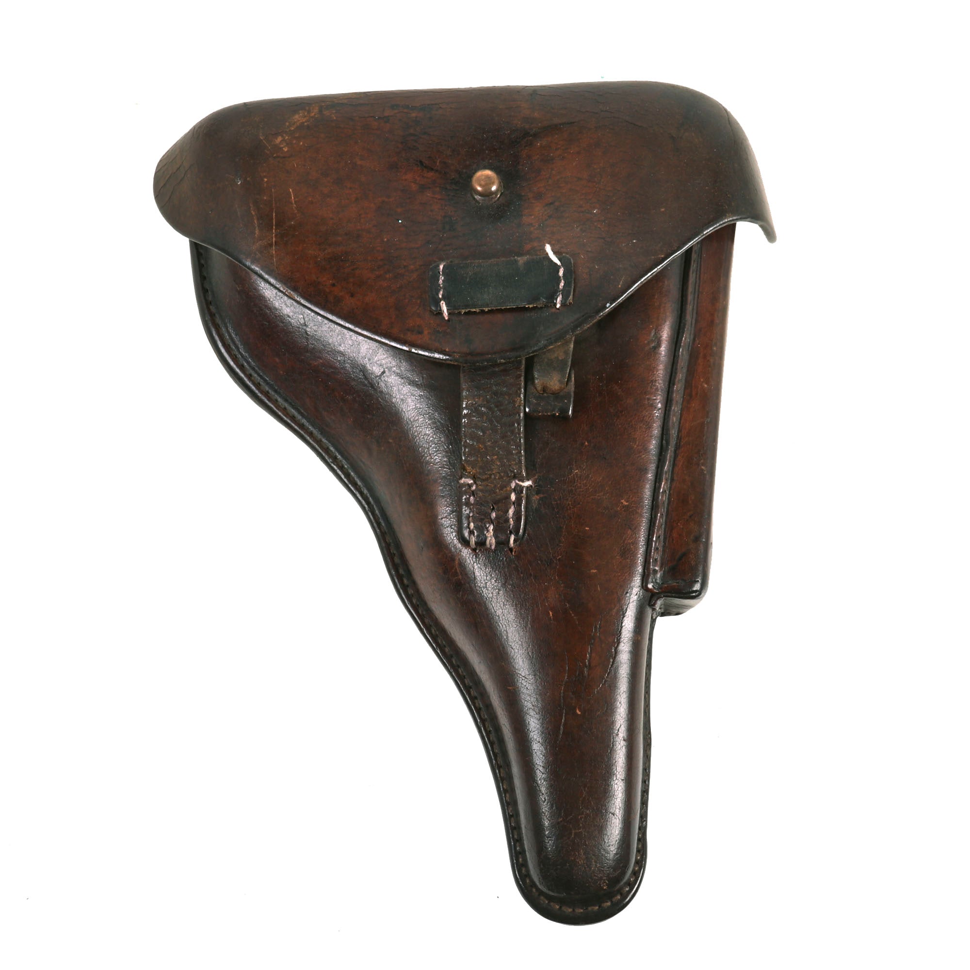 Original German Pre-WWII Police-Marked Sunburst P08 Luger Holster