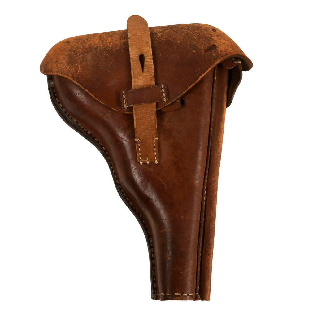 Original German WWI Artillery Lange Pistole 08 Luger Holster Cut Down Original Items
