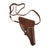 Original Switzerland Pre-WWII Era Swiss Customs Brown Leather Holster With Shoulder Strap For The Model 1882/29 Ordnance Revolver - Dated 1929 Original Items