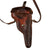 Original Switzerland Pre-WWII Era Swiss Customs Brown Leather Holster With Shoulder Strap For The Model 1882/29 Ordnance Revolver Original Items