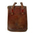 Original German WWII Officer M35 Brown Leather Dispatch Map Case with Copy of U.S. Army Bastogne Map from Museum in Normandy Original Items