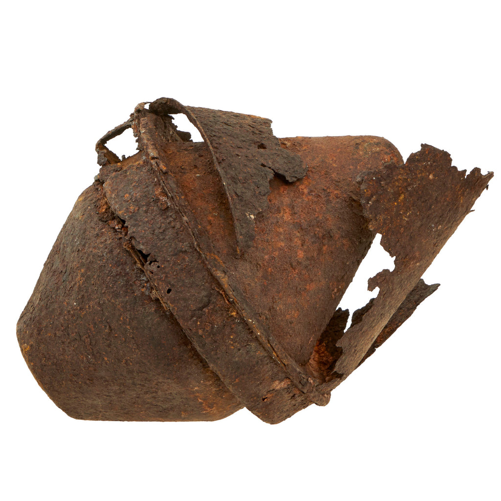 Original German WWII Inert Ground-Dug Panzerfaust Gross Anti-Tank Rocket Rocket Top with Intact Shaped Charge Cavity Cone Original Items