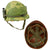 Original U.S. Vietnam War M1 Helmet with 1975 Dated Camouflage Cover and Liner Original Items