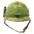 Original U.S. Vietnam War M1 Helmet with 1975 Dated Camouflage Cover and Liner Original Items