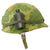 Original U.S. Vietnam War M1 Helmet with 1975 Dated Camouflage Cover and Liner Original Items
