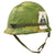 Original U.S. Vietnam War M1 Helmet with 1975 Dated Camouflage Cover and Liner Original Items