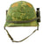 Original U.S. Vietnam War M1 Helmet with 1975 Dated Camouflage Cover and Liner Original Items