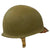 Original U.S. WWII 1942 Complete M1 McCord Front Seam Fixed Bale Helmet with Rare Inland Liner - Unissued Condition Original Items