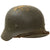 Original German WWII Army Heer M40 Single Decal Textured Paint Steel Helmet with 56cm Liner & Chinstrap - Q64 Original Items