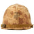 Original U.S. WWII / Korean War Reissued USMC M1 Helmet with Westinghouse Liner and 2nd Pattern USMC Cover With Scarce Diamond EGA Stencil Patch Original Items