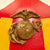 Original U.S. Korean War Era WWII Reissued US Marine Corps Military Police Painted M1 Helmet Liner By Firestone With EGA Original Items