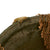 Original U.S. WWII 1943 M1 McCord Front Seam Fixed Bale Helmet with Firestone Liner - With Noncommissioned Officer Horizontal “Follow Me” Stripe Original Items