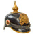 Original Imperial German WWI Bavarian EM/NCO 12th Infantry Marked M1895 Pickelhaube Spiked Helmet - Dated 1913 Original Items