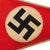 Original German WWII NSDAP National Socialist Rigid Vehicle Staff Pennant Flag with End Fittings - 7 ½" x 12 ½" Original Items