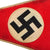 Original German WWII NSDAP National Socialist Rigid Vehicle Staff Pennant Flag with End Fittings - 7 ½" x 12 ½" Original Items