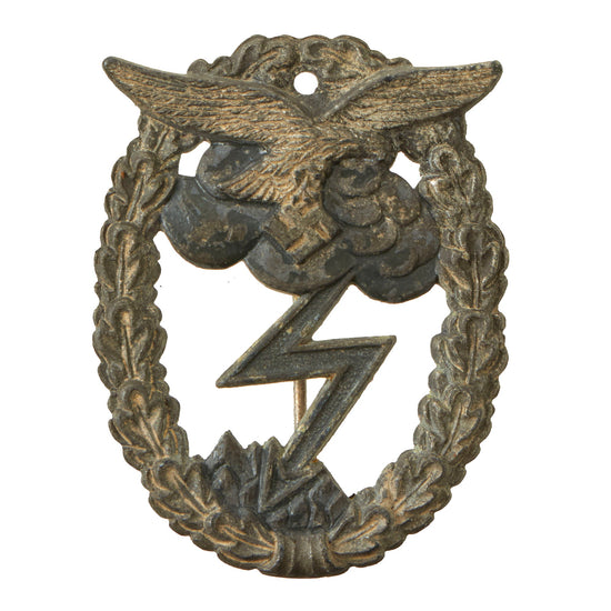 Original German WWII Luftwaffe Ground Assault Badge - Unmarked - Erdkampfabzeichen der Luftwaffe Original Items