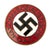 Original German NSDAP Party Enamel Membership Badge Pin by Gustav Mössmer - RZM M1/127 Original Items