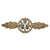 Original German WWII Early Nickel Luftwaffe Silver Grade Front Flying Clasp for Bombers & Dive Bombers (Kampf & Sturzkampfflieger) Original Items
