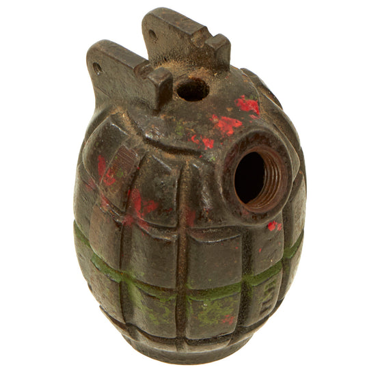 Original British WWII Australian-Made Mills Bomb No. 36M MKI Grenade Body by F.L. Hudson & Co. of Brisbane - Inert Original Items