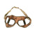 Original Japanese WWII Folding Tanker Goggles with Leather Case - Unissued Original Items