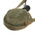 Original Imperial Japanese WWII Special Naval Landing Forces Canteen with Canvas Cover & Strap - Battle Damaged Original Items