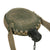 Original Imperial Japanese WWII Special Naval Landing Forces Canteen with Canvas Cover & Strap - Battle Damaged Original Items