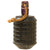 Original Japanese WWII Type 97 Inert Fragmentation Hand Grenade with Fuse - Fine Condition Original Items