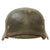 Original German WWII Extra Large Army Heer M35 Double Decal Helmet with 1939 Dated 61cm Liner & Chinstrap - NS68 Original Items