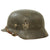 Original German WWII Extra Large Army Heer M35 Double Decal Helmet with 1939 Dated 61cm Liner & Chinstrap - NS68 Original Items