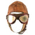 Original Japanese WWII 1941 Dated Leather Winter Flying Helmet with Pilot Goggles Original Items